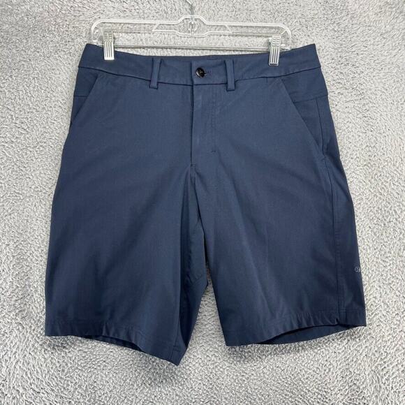 Lululemon Other - Lululemon Shorts Men's 32 Blue Chino Khaki Flex Performance Tech Golf Stretch